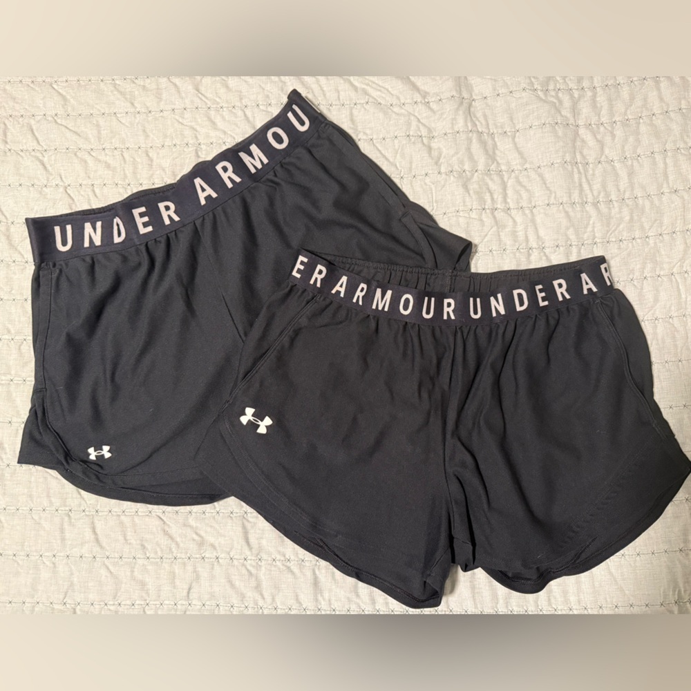 Under Armour black Athletic Shorts